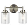 Kichler - 45885NI - Two Light Bath - Winslow - Brushed Nickel
