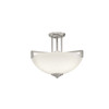 Kichler - 3797NI - Three Light Pendant/Semi Flush - Eileen - Brushed Nickel