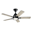Kichler - 330090SBK - 44"Ceiling Fan - Arvada - Satin Black