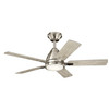 Kichler - 330090BSS - 44"Ceiling Fan - Arvada - Brushed Stainless Steel