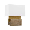 Visual Comfort Modern - 700PRTSLB18NB-LED930 - LED Table Lamp - Slab - Natural Brass
