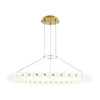 Visual Comfort Modern - 700OBT42NB-LED927 - LED Chandelier - Orbet - Natural Brass