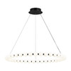 Visual Comfort Modern - 700OBT42B-LED927 - LED Chandelier - Orbet - Nightshade Black