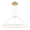 Visual Comfort Modern - 700OBT36NB-LED927 - LED Chandelier - Orbet - Natural Brass