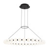 Visual Comfort Modern - 700OBT36B-LED927 - LED Chandelier - Orbet - Nightshade Black
