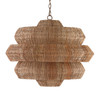Currey and Company - 9859 - Nine Light Chandelier - Antibes - Natural/Khaki