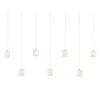 Currey and Company - 9000-1060 - Seven Light Pendant - Dove - White