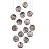 Currey and Company - 9000-1008 - 15 Light Pendant - Palatino - Earth with Speckles