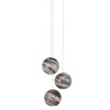 Currey and Company - 9000-1006 - Three Light Pendant - Palatino - Earth with Speckles