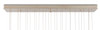 Currey and Company - 9000-0900 - 30 Light Pendant - Lazio - White