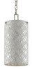 Currey and Company - 9000-0490 - One Light Pendant - Ellison - Pearl/Antique Silver Leaf