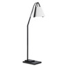 Currey and Company - 8000-0122 - One Light Floor Lamp - Frey - Satin Black/Brushed Brown
