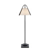 Currey and Company - 8000-0122 - One Light Floor Lamp - Frey - Satin Black/Brushed Brown