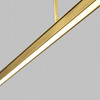 Visual Comfort Modern - 700LSSTG48NB-LED927 - LED Linear Suspension - Stagger - Natural Brass
