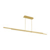Visual Comfort Modern - 700LSSTG284NB-LED927-277 - LED Linear Suspension - Stagger - Natural Brass