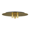 Visual Comfort Modern - 700FMPNT16NB-LED930-277 - LED Flush Mount - Ponte - Natural Brass
