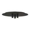 Visual Comfort Modern - 700FMPNT16B-LED930 - LED Flush Mount - Ponte - Nightshade Black