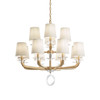 Schonbek - MA1012N-26O - 12 Light Chandelier - Emilea - French Gold