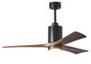 Matthews Fan Company - PA3-BK-WA-52 - 52Ceiling Fan - Patricia - Matte Black