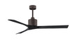 Matthews Fan Company - NK-TB-BK-60 - 60Ceiling Fan - Nan - Textured Bronze