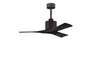 Matthews Fan Company - NK-TB-BK-42 - 42Ceiling Fan - Nan - Textured Bronze
