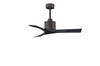 Matthews Fan Company - NK-TB-BK-42 - 42Ceiling Fan - Nan - Textured Bronze
