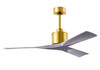 Matthews Fan Company - NK-BRBR-BW-52 - 52Ceiling Fan - Nan - Brushed Brass