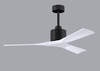 Matthews Fan Company - NK-BK-MWH-52 - 52Ceiling Fan - Nan - Matte Black