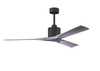 Matthews Fan Company - NK-BK-BW-60 - 60Ceiling Fan - Nan - Matte Black