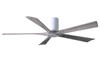 Matthews Fan Company - IR5HLK-WH-BW-60 - 60Ceiling Fan - Irene-5HLK - Gloss White