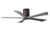Matthews Fan Company - IR5HLK-TB-BW-52 - 52Ceiling Fan - Irene-5HLK - Textured Bronze