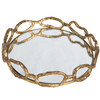 Uttermost - 17837 - Tray - Cable - Gold Leaf