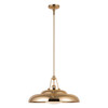 Alora - PD344020PBGO - One Light Pendant - Palmetto - Polished Brass/Glossy Opal
