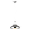 Alora - PD344014PNGO - One Light Pendant - Palmetto - Polished Nickel/Glossy Opal