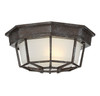 Savoy House - 5-2066-72 - One Light Flush Mount - Exterior Collections - Rustic Bronze
