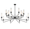 Savoy House - 1-8862-16-89 - 16 Light Chandelier - Baker - Matte Black