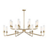 Savoy House - 1-8862-16-322 - 16 Light Chandelier - Baker - Warm Brass