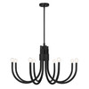 Savoy House - 1-6680-8-89 - Eight Light Chandelier - Sorrento - Matte Black
