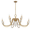 Savoy House - 1-5803-12-322 - 12 Light Chandelier - Bergdorf - Warm Brass