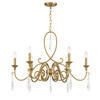 Savoy House - 1-2700-6-322 - Six Light Chandelier - Fairchild - Warm Brass