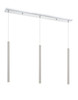 Z-Lite - 917MP24-BN-LED-3LCH - LED Linear Chandelier - Forest - Chrome