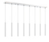 Z-Lite - 917MP12-WH-LED-8LCH - LED Linear Chandelier - Forest - Chrome