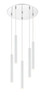 Z-Lite - 917MP12-WH-LED-5RCH - LED Chandelier - Forest - Chrome