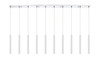 Z-Lite - 917MP12-WH-LED-10LCH - LED Linear Chandelier - Forest - Chrome