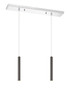 Z-Lite - 917MP12-PBL-LED-2LCH - LED Linear Chandelier - Forest - Chrome