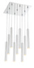 Z-Lite - 917MP12-CH-LED-9SCH - LED Chandelier - Forest - Chrome
