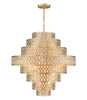 Z-Lite - 822P45-HB - 25 Light Chandelier - Dealey - Heirloom Brass
