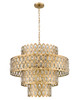 Z-Lite - 822P26-HB - 13 Light Chandelier - Dealey - Heirloom Brass