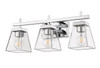 Z-Lite - 819-3V-CH - Three Light Vanity - Lauren - Chrome