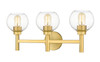 Z-Lite - 7502-3V-BG - Three Light Vanity - Sutton - Brushed Gold